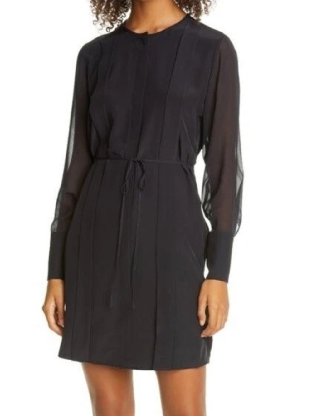 Club Monaco Long Sleeve Shirt Dress